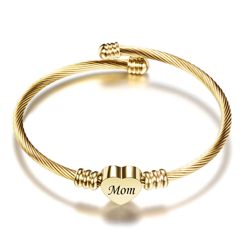 The Heritage — Braided Stainless Steel Bangle Bracelet