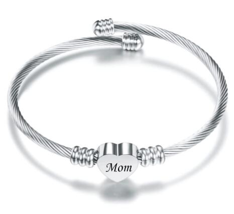 The Heritage — Braided Stainless Steel Bangle Bracelet