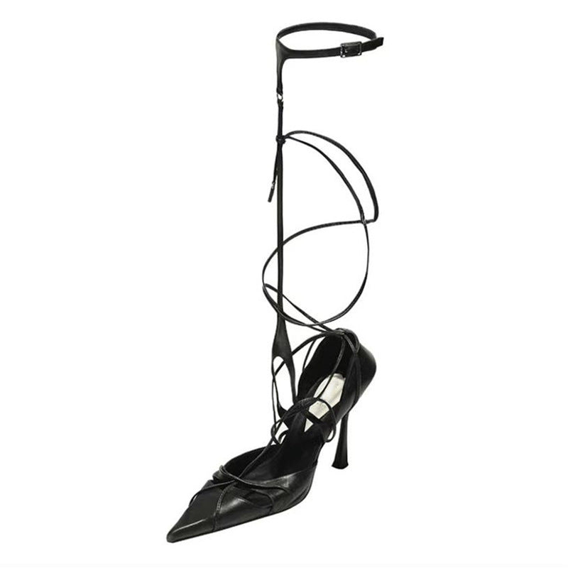 Women's Buckle Strap High Heel Sandals