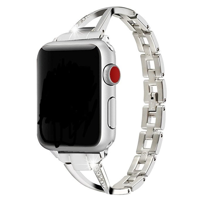 The Circuit — Diamond-Set Stainless Steel Watch Band