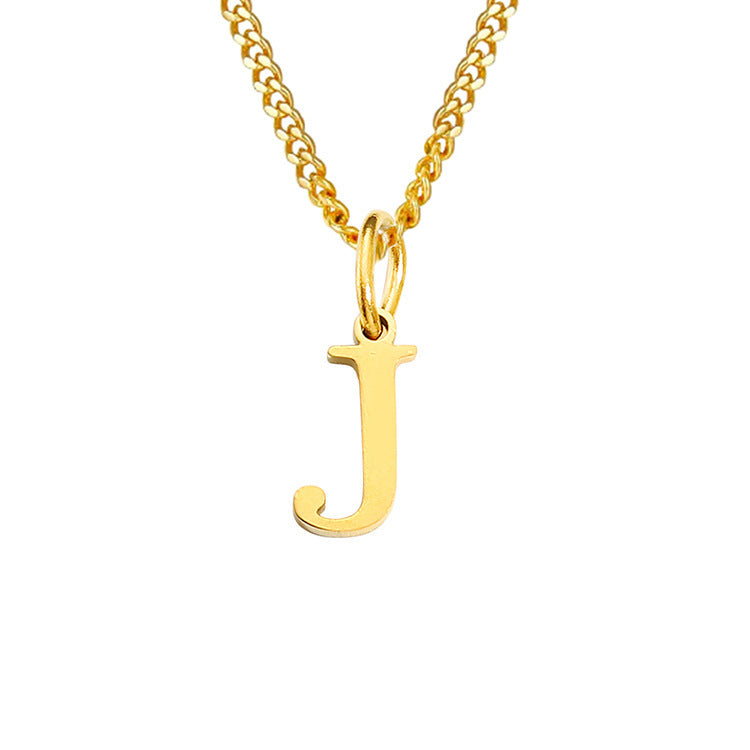 The Monogram — 14K Gold-Plated Personalized Initial Necklace