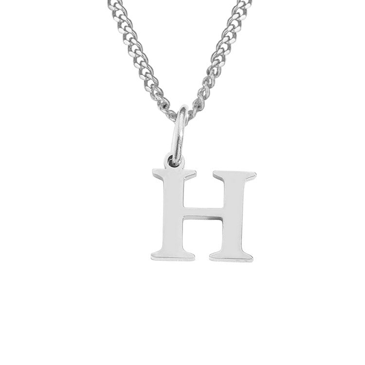 The Monogram — 14K Gold-Plated Personalized Initial Necklace
