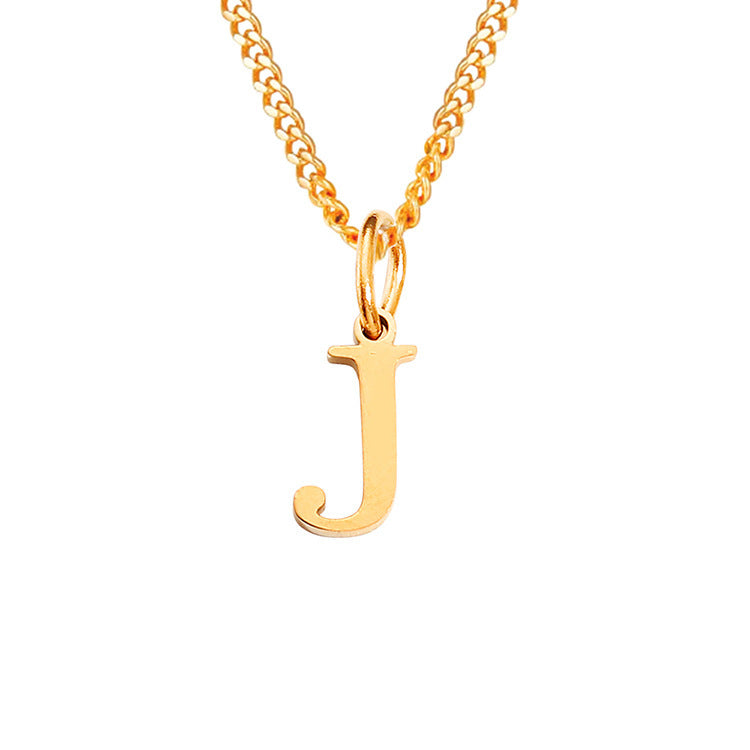 The Monogram — 14K Gold-Plated Personalized Initial Necklace