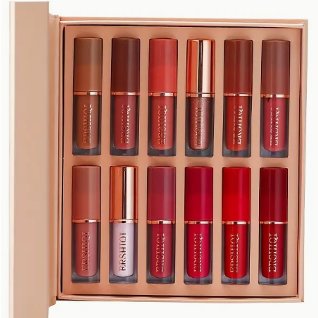 The Velour — 12-Piece Moisturizing Matte Lipstick Gift Set