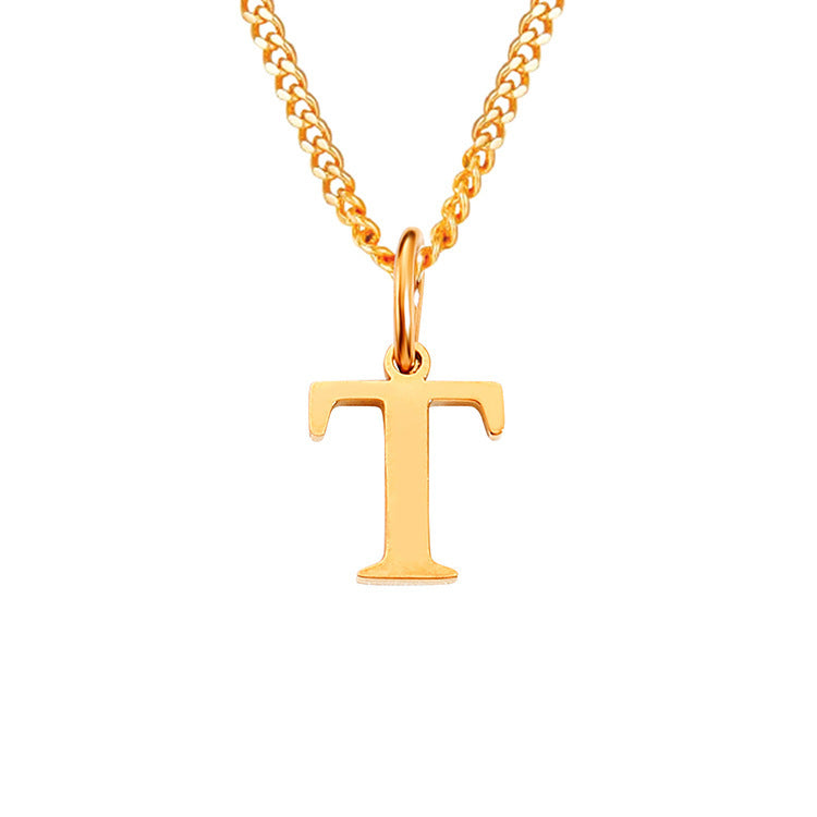 The Monogram — 14K Gold-Plated Personalized Initial Necklace