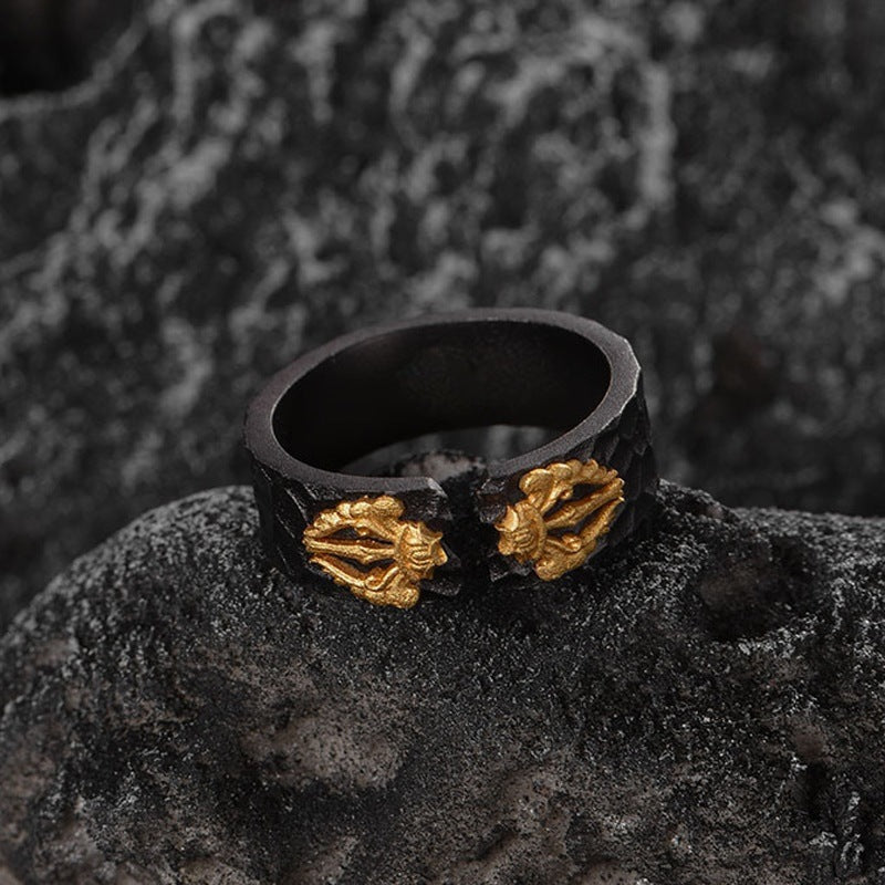 The Atelier — Retro Adjustable Statement Ring