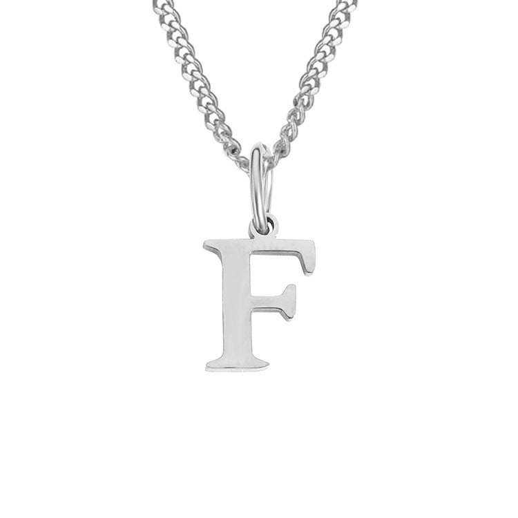 The Monogram — 14K Gold-Plated Personalized Initial Necklace