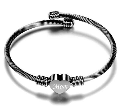 The Heritage — Braided Stainless Steel Bangle Bracelet