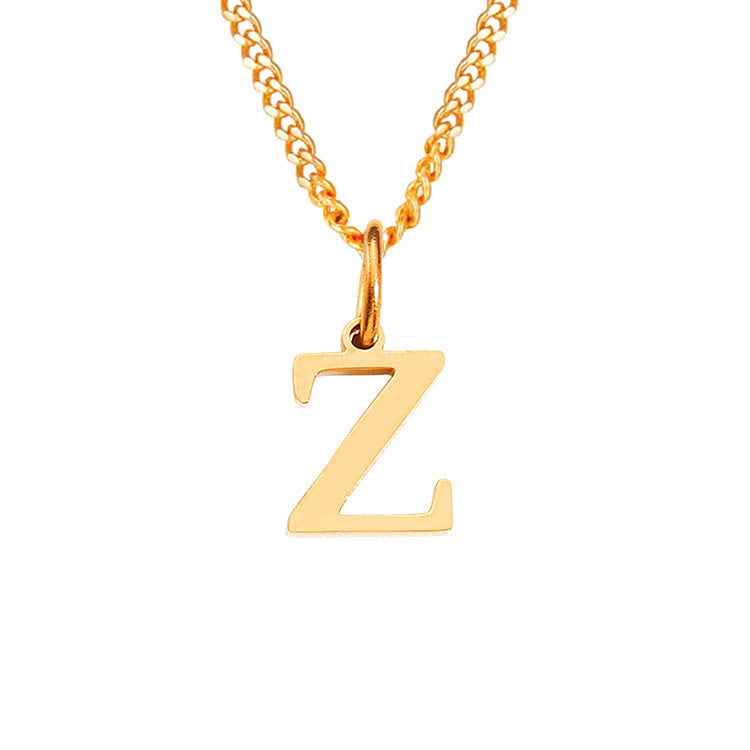 The Monogram — 14K Gold-Plated Personalized Initial Necklace