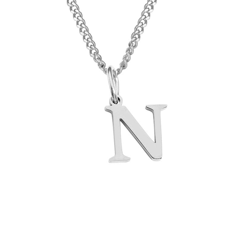 The Monogram — 14K Gold-Plated Personalized Initial Necklace
