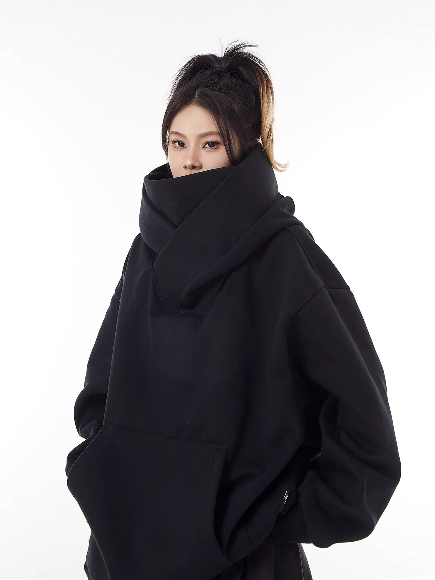 The Alpine — High Collar Fleece Lined Hoodie