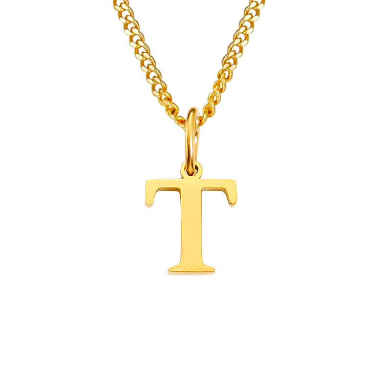The Monogram — 14K Gold-Plated Personalized Initial Necklace