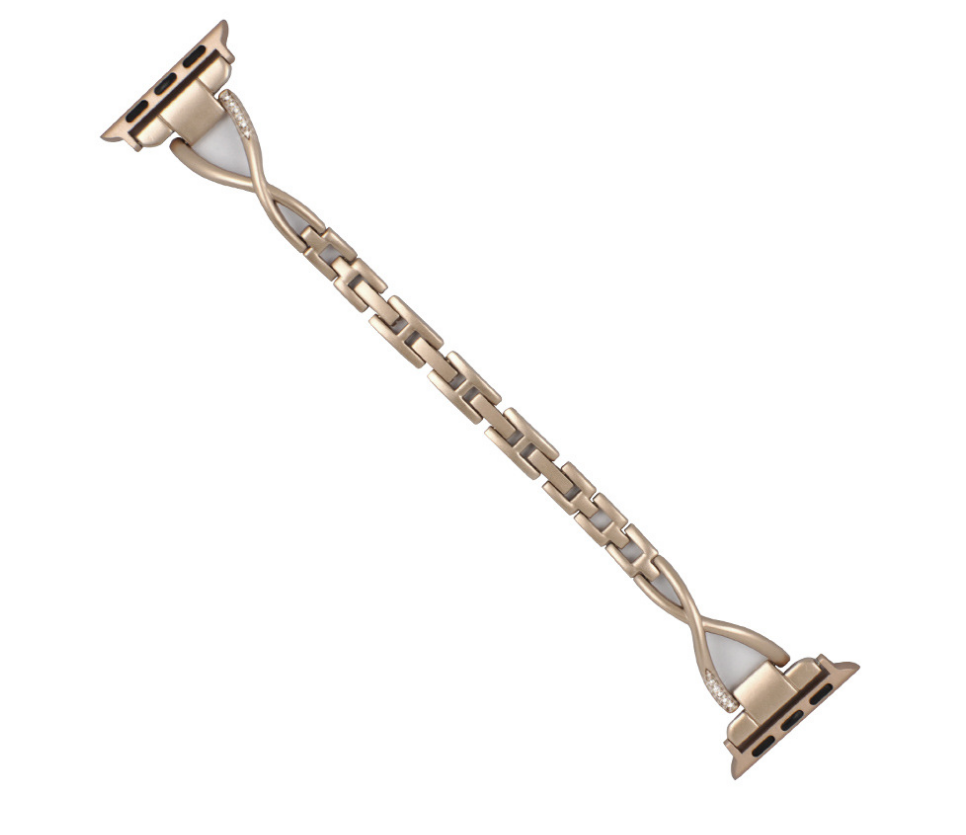 The Circuit — Diamond-Set Stainless Steel Watch Band