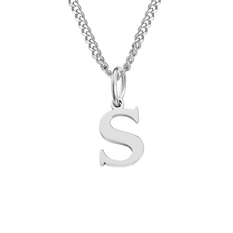 The Monogram — 14K Gold-Plated Personalized Initial Necklace