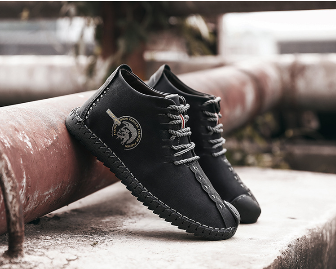 Men's Autumn Winter Cotton Oxford Shoes