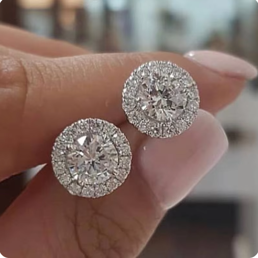 The Éclat — Elegant Zircon Geometric Earrings