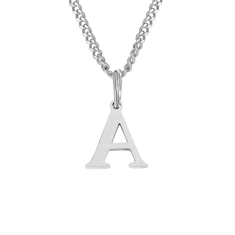 The Monogram — 14K Gold-Plated Personalized Initial Necklace
