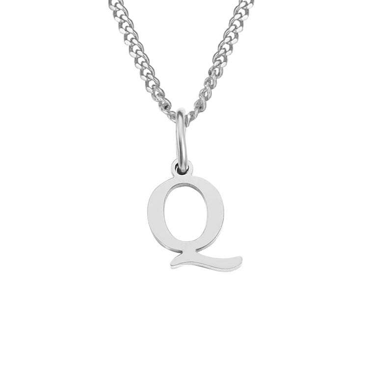 The Monogram — 14K Gold-Plated Personalized Initial Necklace