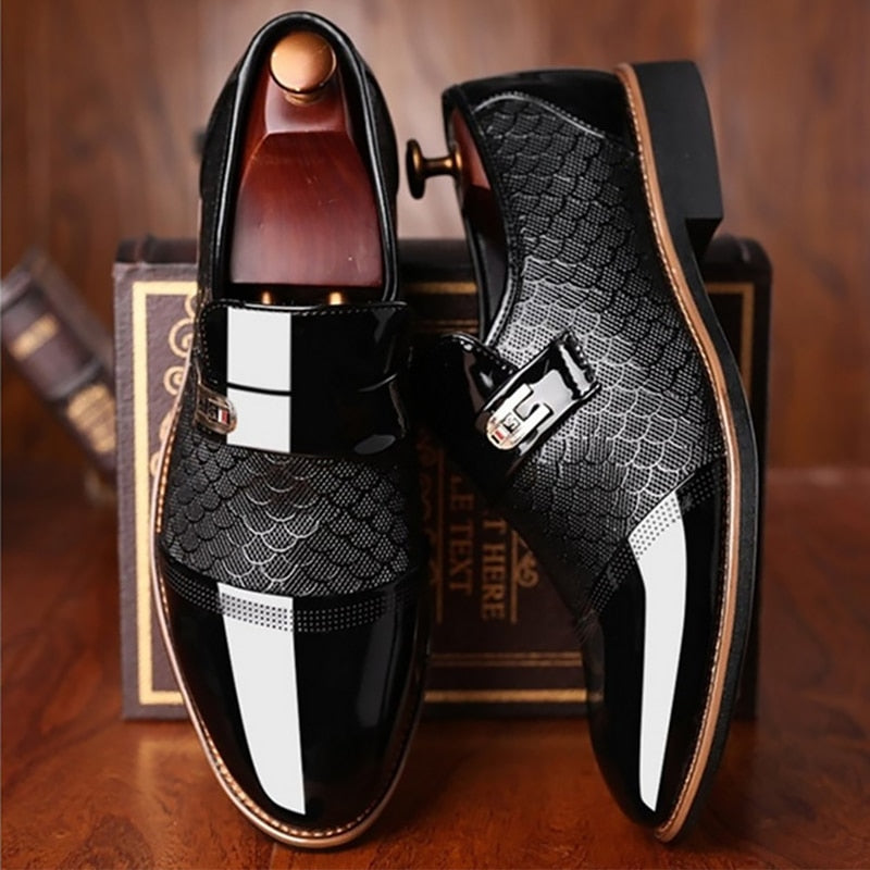 Men's High-Top PU Leather Shoes