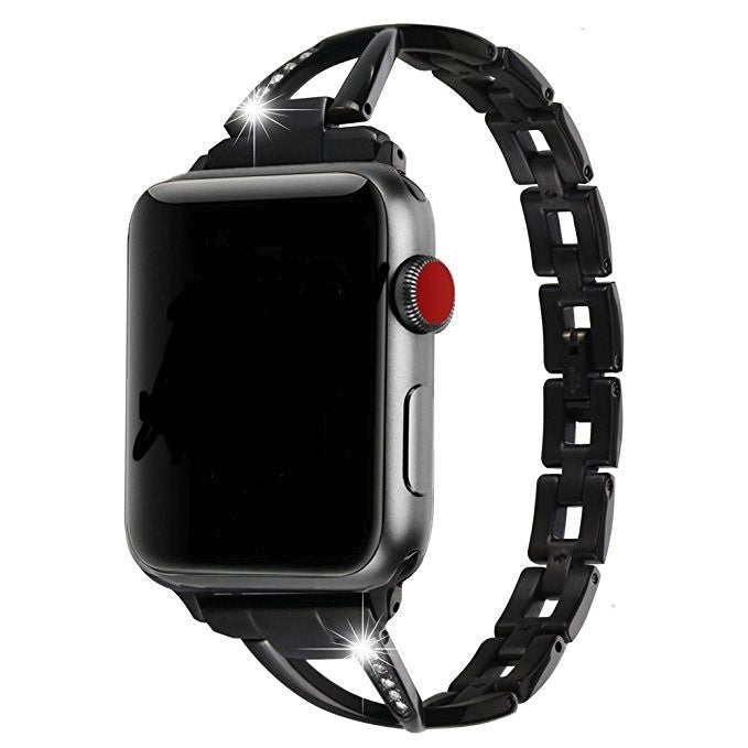 The Circuit — Diamond-Set Stainless Steel Watch Band