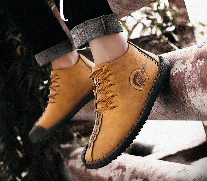 Men's Autumn Winter Cotton Oxford Shoes