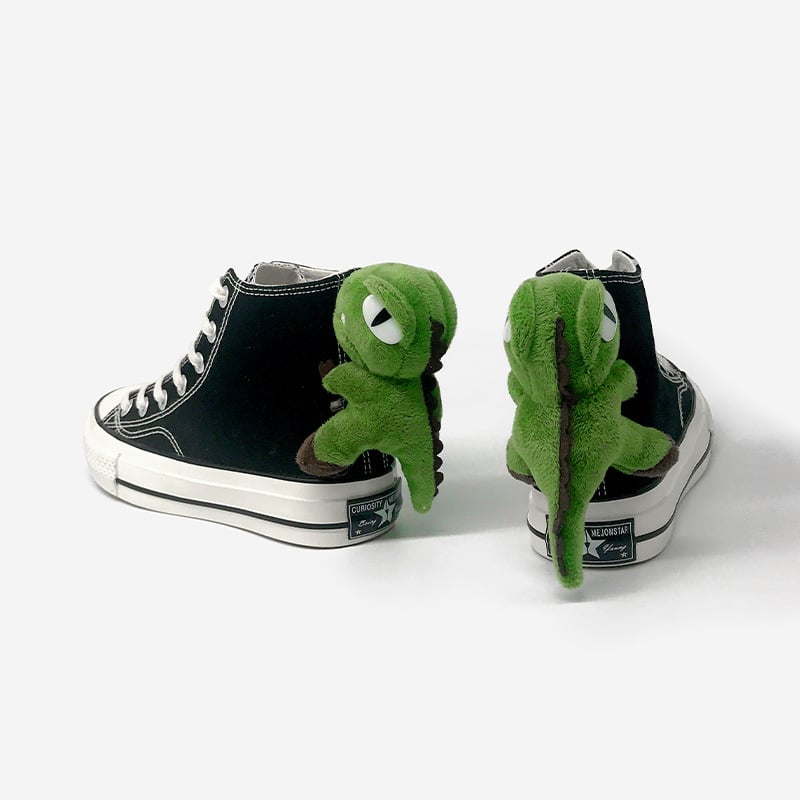 Kids' Cute Character High-Top Canvas Shoes