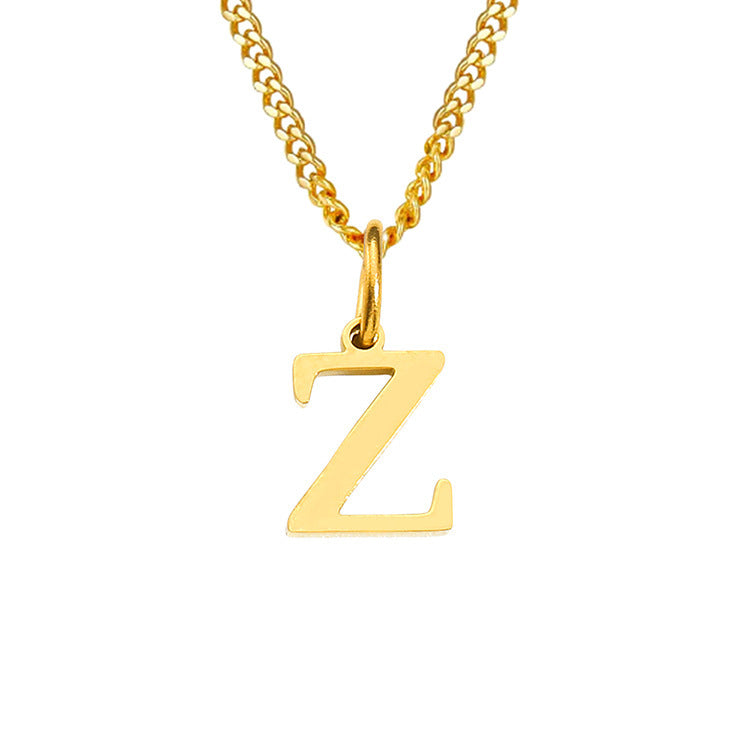 The Monogram — 14K Gold-Plated Personalized Initial Necklace