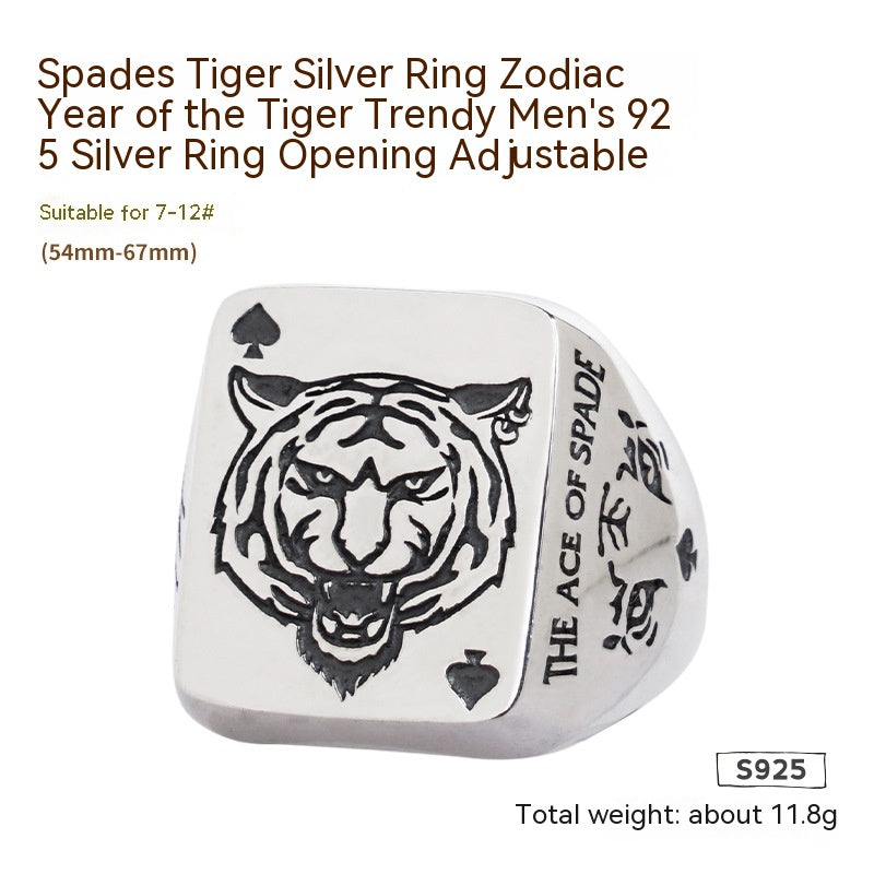 The Dynasty Tiger Statement Ring