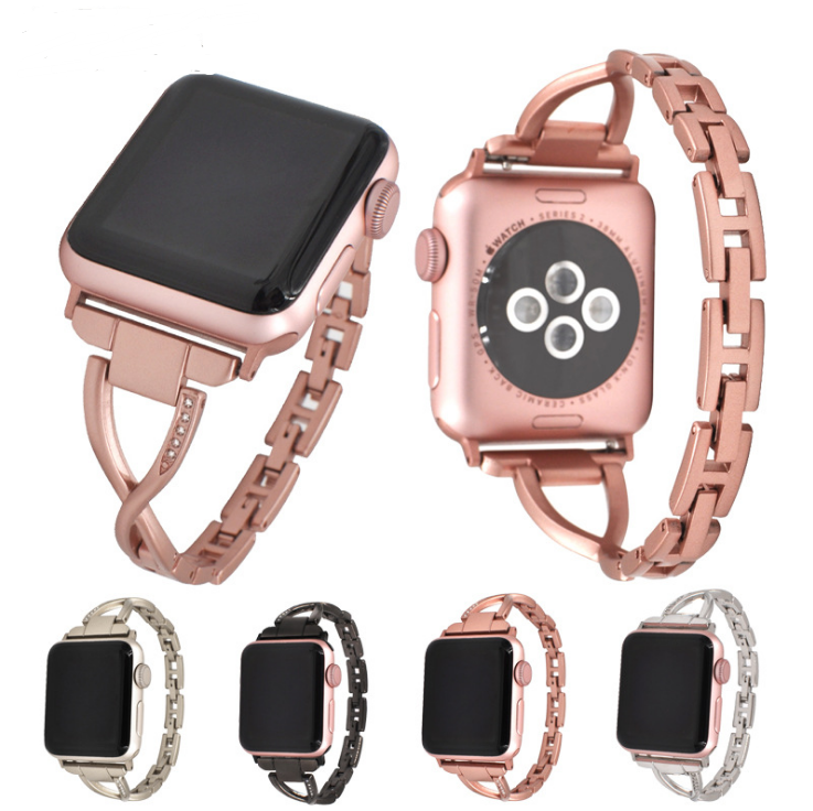 The Circuit — Diamond-Set Stainless Steel Watch Band