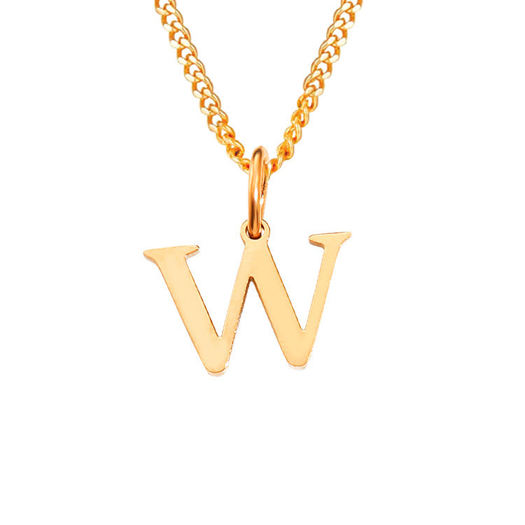 The Monogram — 14K Gold-Plated Personalized Initial Necklace