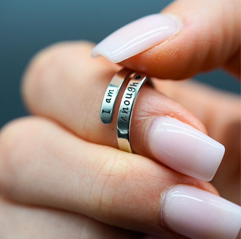 The Affirmation — I Am Enough Empowerment Ring