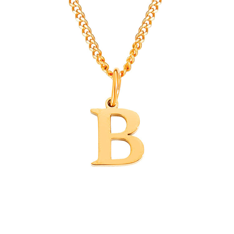 The Monogram — 14K Gold-Plated Personalized Initial Necklace
