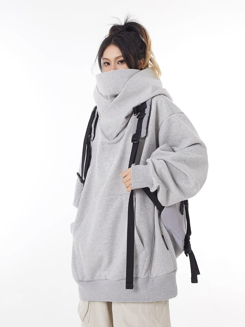 The Alpine — High Collar Fleece Lined Hoodie