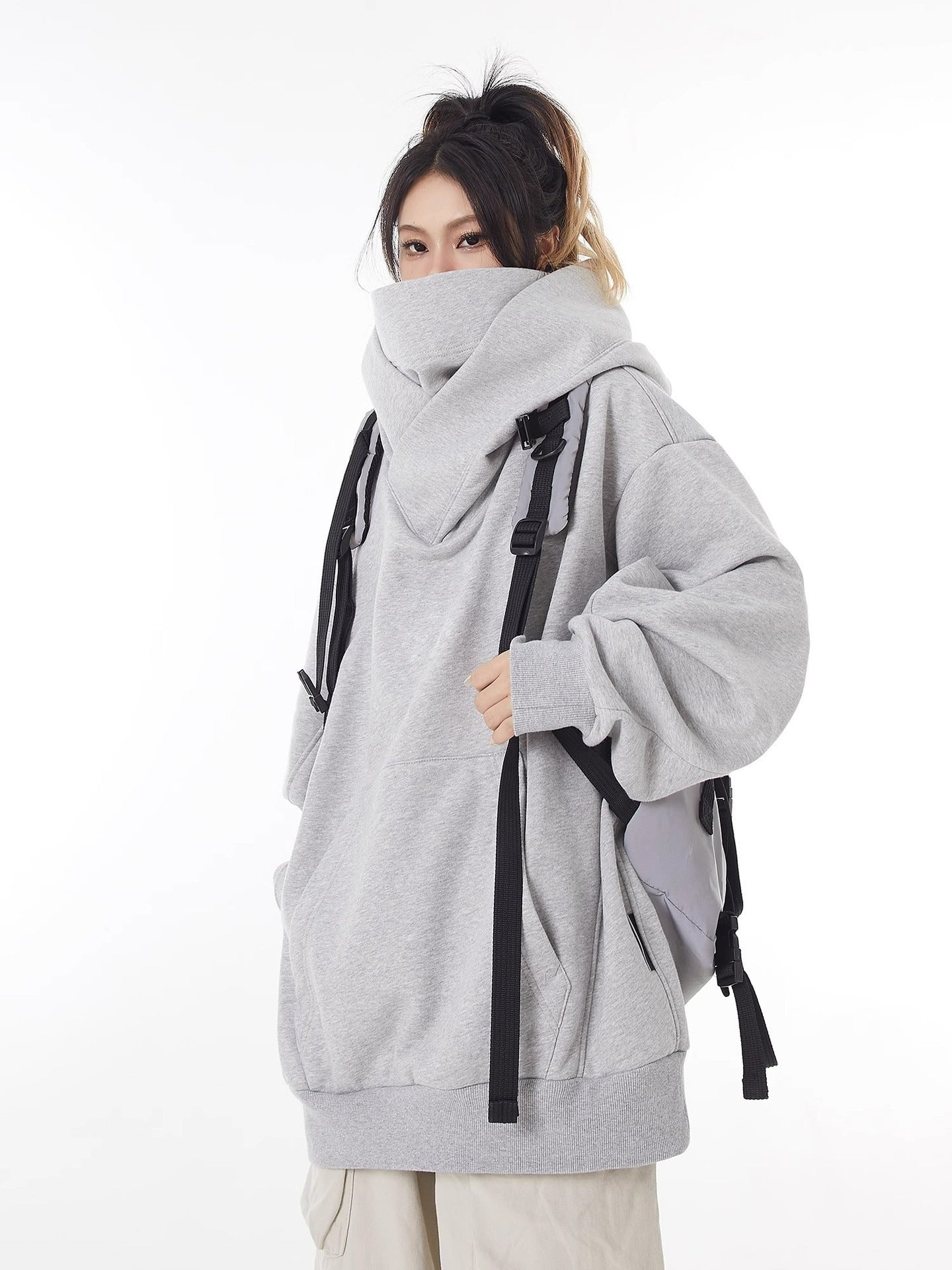 The Alpine — High Collar Fleece Lined Hoodie