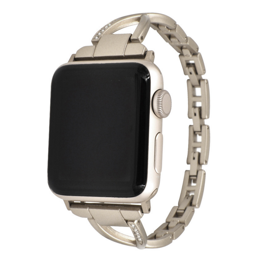 The Circuit — Diamond-Set Stainless Steel Watch Band