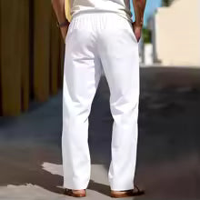 The Monaco — Men's Luxury Linen Beach Pants