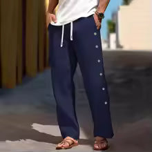 The Monaco — Men's Luxury Linen Beach Pants