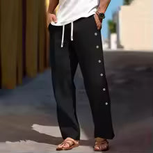 The Monaco — Men's Luxury Linen Beach Pants