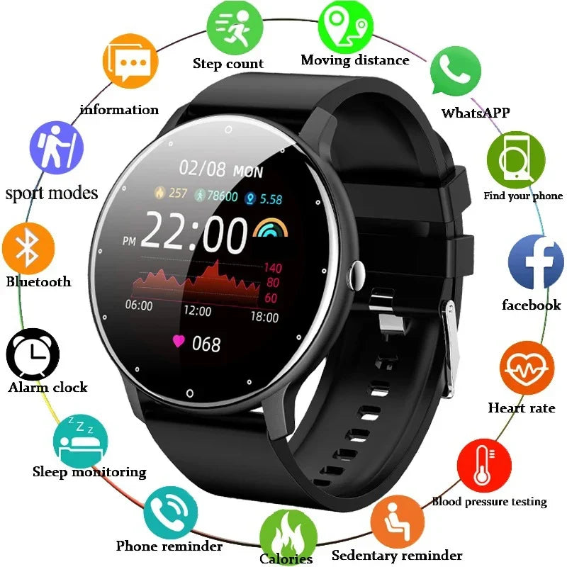 LIGE Men's Smart Fitness Watch