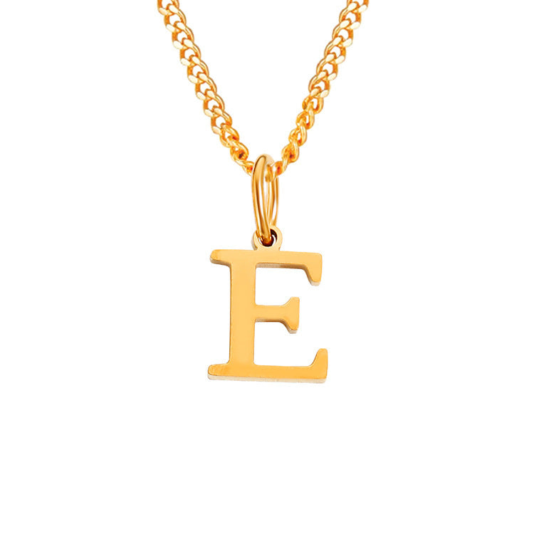 The Monogram — 14K Gold-Plated Personalized Initial Necklace