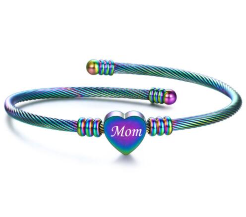 The Heritage — Braided Stainless Steel Bangle Bracelet