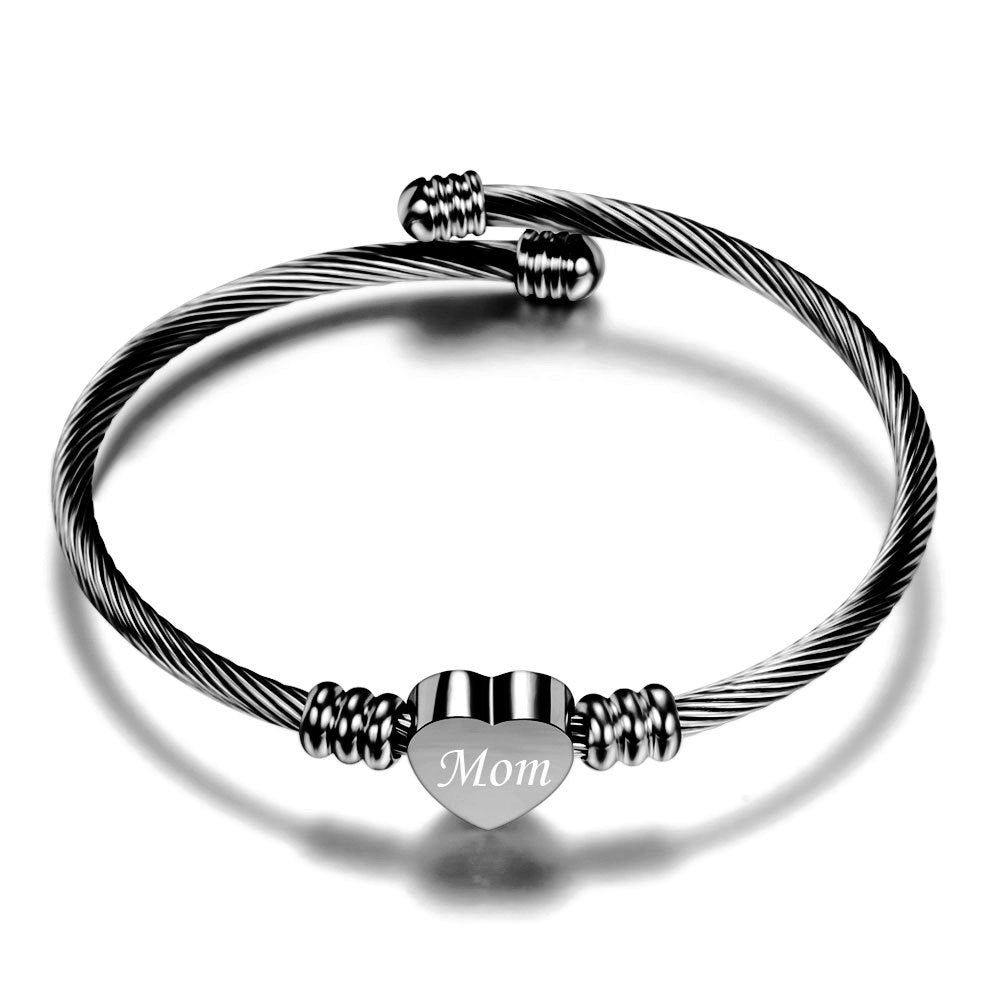 The Heritage — Braided Stainless Steel Bangle Bracelet