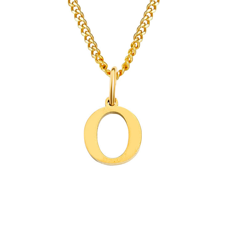 The Monogram — 14K Gold-Plated Personalized Initial Necklace