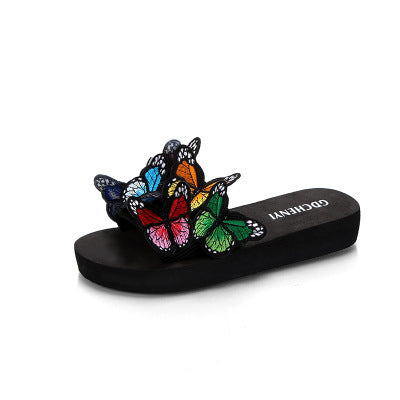 Women's Embroidered Bow Flat Sandals