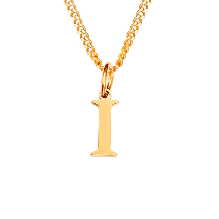 The Monogram — 14K Gold-Plated Personalized Initial Necklace