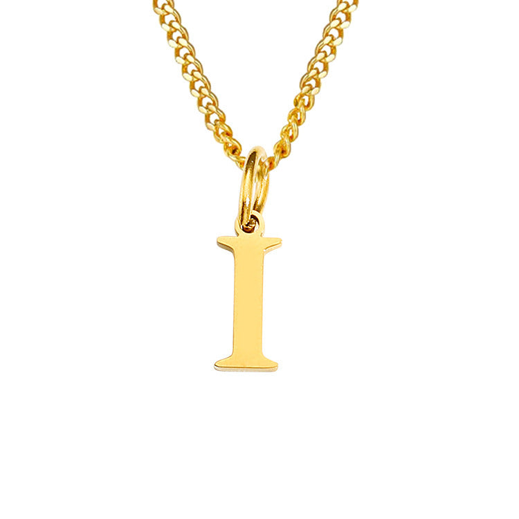 The Monogram — 14K Gold-Plated Personalized Initial Necklace