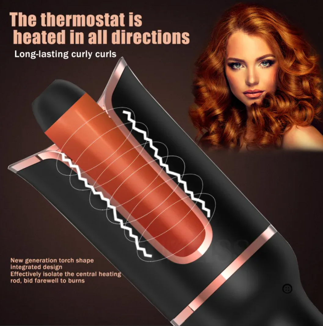 Veloura™ Automatic Rotating Hair Curler