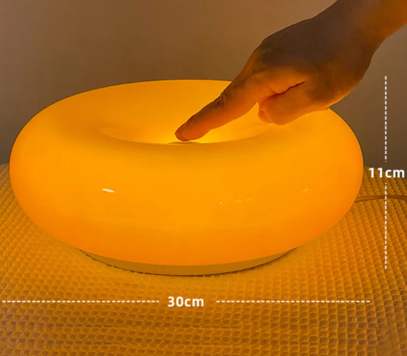 Lumière™ Sculptural Donut Table Lamp