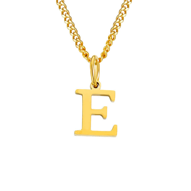 The Monogram — 14K Gold-Plated Personalized Initial Necklace