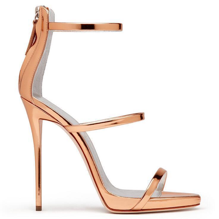 Women's Patent Leather Catwalk Stiletto Heels